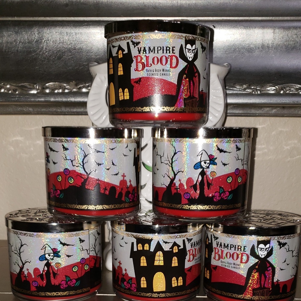 Bath and Body works Vampire Blood 3 wick candle